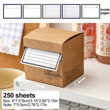 Load image into Gallery viewer, 100/250 Sheets Creative Pull-out Scroll Sticky Notes Index Stickers Planning todolist Memo School Office Tearable Note Paper Set