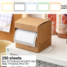 Load image into Gallery viewer, 100/250 Sheets Creative Pull-out Scroll Sticky Notes Index Stickers Planning todolist Memo School Office Tearable Note Paper Set