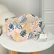 Load image into Gallery viewer, 1Pc Cosmetic Desktop Storage Box Foldable Bins Basket Box Container Mini Cute Fabric Organizer Small Canvas Toy Organizer