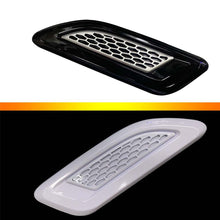 Load image into Gallery viewer, 2Pcs Universal Carbon Fiber Car Air Intake Inlet Bonnet Hoods Scoop Decoration Cover Vents Sticker Decorative Cover Tuning Accessories