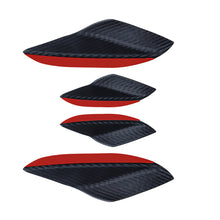 Load image into Gallery viewer, 4Pcs Car Front Bumper Lip Spoilers Carbon Fiber Fins Styling Splitter Canards Valence Decorative Stickers Auto Exterior Parts