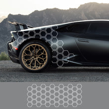 Load image into Gallery viewer, Auto Car Honeycomb Graphics Open Style Sticker Car Side Body Tuning Decor Decal Sticker For Audi BMW Ford Kia Renualt Hyundai Fiat Subaru
