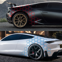 Load image into Gallery viewer, Auto Car Honeycomb Graphics Open Style Sticker Car Side Body Tuning Decor Decal Sticker For Audi BMW Ford Kia Renualt Hyundai Fiat Subaru