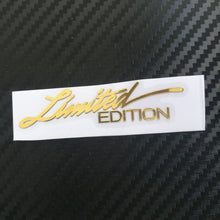 Load image into Gallery viewer, Limited Edition Car Sticker 3D Body Emblem Badge Metal Sticker Decal Car Motorcycle Decals Accessories