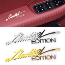 Load image into Gallery viewer, Limited Edition Car Sticker 3D Body Emblem Badge Metal Sticker Decal Car Motorcycle Decals Accessories