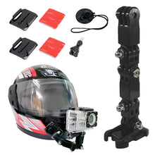 Load image into Gallery viewer, Motorcycle Helmet Strap Mount Set Action Sports Camera Accessories Mount Full Face Holder For Gopro Hero11 10 9 8 7 6 5 4 3 Yi osmo