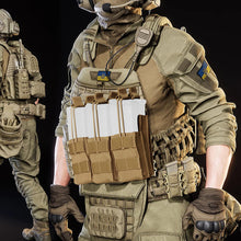 Load image into Gallery viewer, Tactical Triple Magazine Pouch Double-Layer Molle Pouch Mag Pouches Cartridge Holder for M4 M14 M16 AK AR Hunting Accessories
