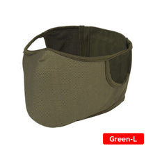 Load image into Gallery viewer, Outdoor Tactical Shooting Mask Detachable Silicone Breathable Elastic Soft Mask Free Ears Face Protective Airsoft Combat Mask-M/L