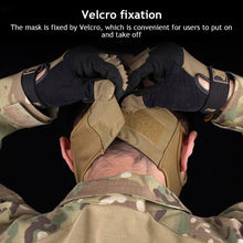 Load image into Gallery viewer, Outdoor Tactical Shooting Mask Detachable Silicone Breathable Elastic Soft Mask Free Ears Face Protective Airsoft Combat Mask-M/L