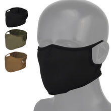 Load image into Gallery viewer, Outdoor Tactical Shooting Mask Detachable Silicone Breathable Elastic Soft Mask Free Ears Face Protective Airsoft Combat Mask-M/L