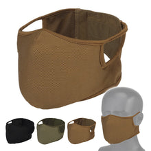 Load image into Gallery viewer, Outdoor Tactical Shooting Mask Detachable Silicone Breathable Elastic Soft Mask Free Ears Face Protective Airsoft Combat Mask-M/L