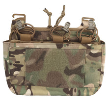 Load image into Gallery viewer, Tactical DOPE Front Flap Pouch G-hook Double Stack Abdominal Fanny Pack Triple Magazine Insert Pouch Kangaroo FCPC FCSK Carrier Vest