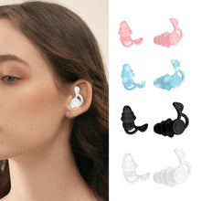 Load image into Gallery viewer, Silicone Anti-Noise Earplugs Soft Reusable Outdoor Travel Noise Reduction Earplugs Sound Insulation Sleeping Earplugs