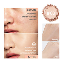 Load image into Gallery viewer, Matte Oil Control Makeup Pressed Powder Waterproof Long-lasting Concealer Setting Powder Makeup Cosmetics