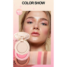 Load image into Gallery viewer, 3 in 1 Highlight Blush Contouring Makeup Palette Waterproof Long-lasting Stereoscopic Contour Face Makeup Cosmetics