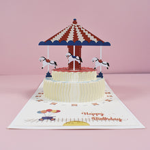 Load image into Gallery viewer, 3D Pop Up Birthday Card for Kids Boy Girl Baby Shower First Birthday Party Greeting Cards Postcards Gifts with Envelope For Family Friends Lover
