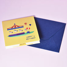 Load image into Gallery viewer, 3D Pop Up Birthday Card for Kids Boy Girl Baby Shower First Birthday Party Greeting Cards Postcards Gifts with Envelope For Family Friends Lover