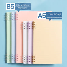 Load image into Gallery viewer, 160 Pages B5/A5 Coil Spiral Notebook Journals Morandi Basic Diary Weekly Planner Book School Office Stationery