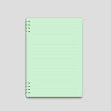 Load image into Gallery viewer, 160 Pages B5/A5 Coil Spiral Notebook Journals Morandi Basic Diary Weekly Planner Book School Office Stationery