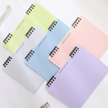 Load image into Gallery viewer, 160 Pages B5/A5 Coil Spiral Loose-leaf Notebook Journals Morandi Basic Diary Weekly Planner Book School Office Stationery