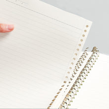 Load image into Gallery viewer, Loose Leaf Notebook A5 Ring Binder Dairy Journals Paper Refill 60 Sheets for Folder School Stationery Office Supplies