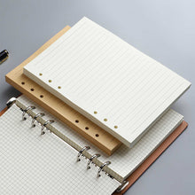 Load image into Gallery viewer, A6/A5 Loose Leaf Notebook Refill Spiral Binder Inner Page Blank Line Diary Agenda Planner School Stationery Office Supplies