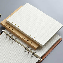 Load image into Gallery viewer, A6/A5 Loose Leaf Notebook Refill Spiral Binder Inner Page Blank Line Diary Agenda Planner School Stationery Office Supplies