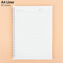 Load image into Gallery viewer, A5 A4 B5 Spiral Book Coil Notebook To-Do Lined Paper Journal Diary Sketchbook For School Supplies Stationery