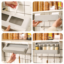 Load image into Gallery viewer, Kitchen Spice Rack Self-adhesive Wall-mounted Under-Shelf Seasoning Bottle Storage Rack Spice Organizer Kitchen Storage Rack