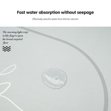 Load image into Gallery viewer, Printed Dish Drying Mat Super Absorbent Coffee Drain Pad Tableware Draining Pad Quick Dry Rug Kitchen Dinnerware Placemat