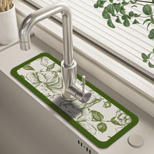 Load image into Gallery viewer, Sink Faucet Drain Pad Table Mat Toilet Diatom Mud Absorbent Pad Non-slip Anti-mildew Mat for Kitchen Countertop Dining