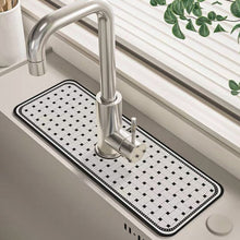 Load image into Gallery viewer, Sink Faucet Drain Pad Table Mat Toilet Diatom Mud Absorbent Pad Non-slip Anti-mildew Mat for Kitchen Countertop Dining