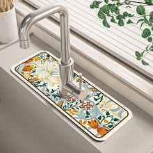 Load image into Gallery viewer, Sink Faucet Drain Pad Table Mat Toilet Diatom Mud Absorbent Pad Non-slip Anti-mildew Mat for Kitchen Countertop Dining