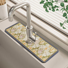 Load image into Gallery viewer, Sink Faucet Drain Pad Table Mat Toilet Diatom Mud Absorbent Pad Non-slip Anti-mildew Mat for Kitchen Countertop Dining