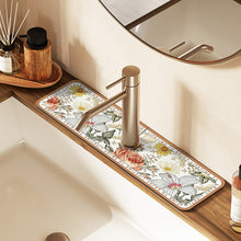 Load image into Gallery viewer, Sink Faucet Drain Pad Table Mat Toilet Diatom Mud Absorbent Pad Non-slip Anti-mildew Mat for Kitchen Countertop Dining