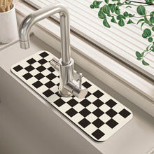 Load image into Gallery viewer, Sink Faucet Drain Pad Table Mat Toilet Diatom Mud Absorbent Pad Non-slip Anti-mildew Mat for Kitchen Countertop Dining