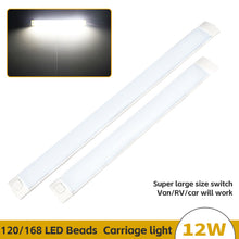 Load image into Gallery viewer, 120/168 LED COB Car Light LED Lamp Truck Super Bright White For Boat Light Interior Reading Bulb Vehicles 12-85V
