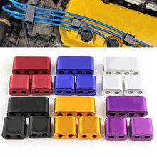 Load image into Gallery viewer, 3Pcs Universal Car Spark Plug Electrical Wire Clamps Separator Line Ignition Cable Divider Clip Aluminium Alloy