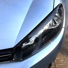 Load image into Gallery viewer, Pair Car Headlight Eyebrow Eyelid Cover Decorative Trim Fit For VW Golf 6 MK6 GTI GTR 2008-2013 Accessories