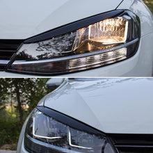 Load image into Gallery viewer, Pair Car Headlight Eyebrow Eyelid Cover Decorative Trim Fit For VW Golf 7 VII GTI GTD R MK7 2013-2017 Accessories