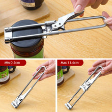 Load image into Gallery viewer, Multifunctional Can Opener Beer Bottle Opener Adjustable Stainless Steel Manual Jar master Opener Gripper Kitchen Supplies