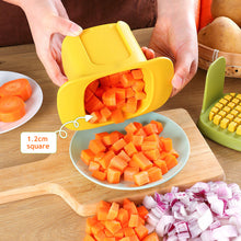 Load image into Gallery viewer, 1Pc Onion Diced Handy Tool French Fries Cutter Carrot Ham Household Cucumber Potato Kitchen Gadget Vegetable Chopper