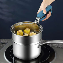 Load image into Gallery viewer, 1Pc Bowl Holder Dish Clamp Pot Pan Gripper Clip Hot Dish Plate Bowl Clip Retriever Tongs ABS Handle Kitchen Tool
