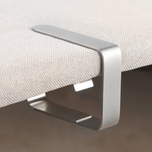 Load image into Gallery viewer, 1Pc Tablecloth Clamps Stainless Steel Table Cover Clips Anti-Slip Table Cloth Holder Clip Wedding Table Cloth Cover Fix Clips
