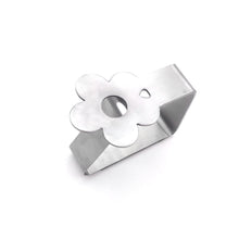 Load image into Gallery viewer, 1Pc Tablecloth Clamps Stainless Steel Table Cover Clips Anti-Slip Table Cloth Holder Clip Wedding Table Cloth Cover Fix Clips
