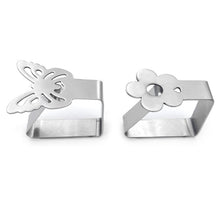 Load image into Gallery viewer, 1Pc Tablecloth Clamps Stainless Steel Table Cover Clips Anti-Slip Table Cloth Holder Clip Wedding Table Cloth Cover Fix Clips