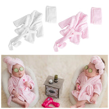 Load image into Gallery viewer, Baby Photo Shoot Accessories Bathrobes Wrap Newborn Photography Props Baby Costume Clothes for New Born Baby Girl Boy Photo Props