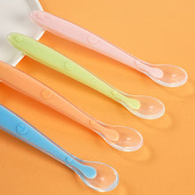 Load image into Gallery viewer, Baby Silicone Soft Spoon Training Feeding Spoons for Children Kids Tableware Infant Learning Eating Utensils