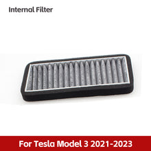 Load image into Gallery viewer, Car Intake Air Filter Melt Blown Fabric Air Flow Vent Cover Trim Anti-Blocking Prevention Intake Cover For Tesla Model 3 2021-2023