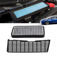 Load image into Gallery viewer, Car Intake Air Filter Melt Blown Fabric Air Flow Vent Cover Trim Anti-Blocking Prevention Intake Cover For Tesla Model 3 2021-2023